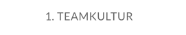 1. TEAMKULTUR