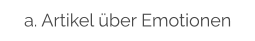 a. Artikel über Emotionen