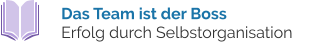 Das Team ist der Boss  Erfolg durch Selbstorganisation